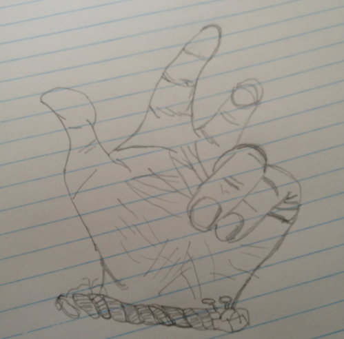 drawn-hand